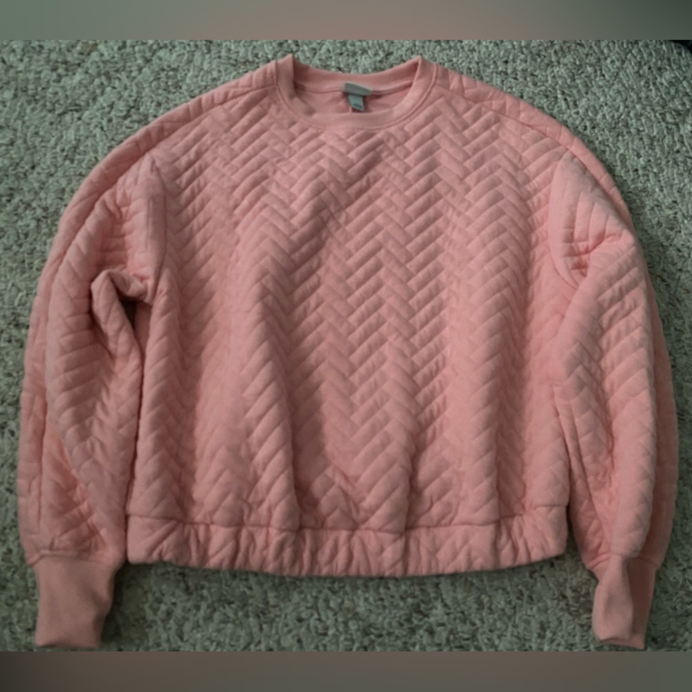 brand new pink crewneck